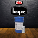 Red Crown food grade citric acid powder, 50 pound pail shown beside a 2 pound jar