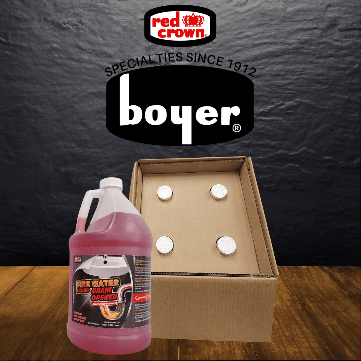 Red Crown Firewater Liquid Drain Opener – Extra Strength Formula