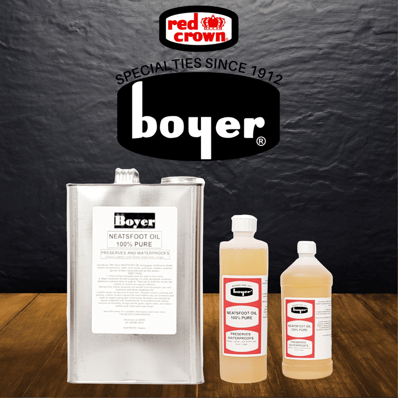 Red Crown Pure Neatsfoot Oil – Leather Conditioner for Boots & Saddles